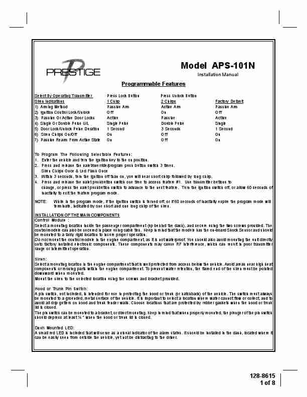 Audiovox Automobile Alarm 128-8615-page_pdf